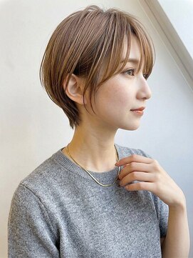 アース 相模大野店(EARTH) 似合わせ小顔ショート/ブリーチ/デザインカラー/20代30代