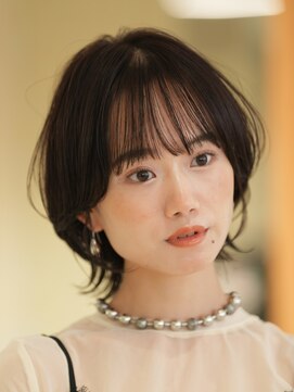 ワン 川崎(ONE) オリーブベージュ/ウェットヘア /レイヤーカット /川崎