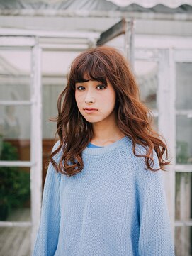 エクファ ヘア リゾート 大津 瀬田店(ex-fa hair resort) 【瀬田◆エクファヘアリゾート】重めバング×フェザーロング