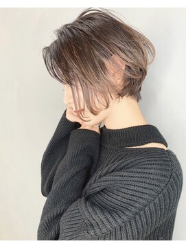 リグ ダイミョウ(L.I.G daimyo) 【L.I.G　daimyo】小顔ショート×外国人風グレージュ