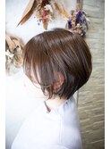 トップふんわり ショートレイヤースタイル
