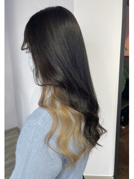 リーオオサカ(Lee Osaka) 【Lee大阪店】インナーカラー☆ゴールドベージュ/新出奈津樹