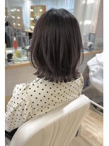 ネオリーブ チロル 横浜西口店(Neolive CiroL.)&nbsp;外はねボブ　ボブルフ　アッシュベージュ くびれヘア