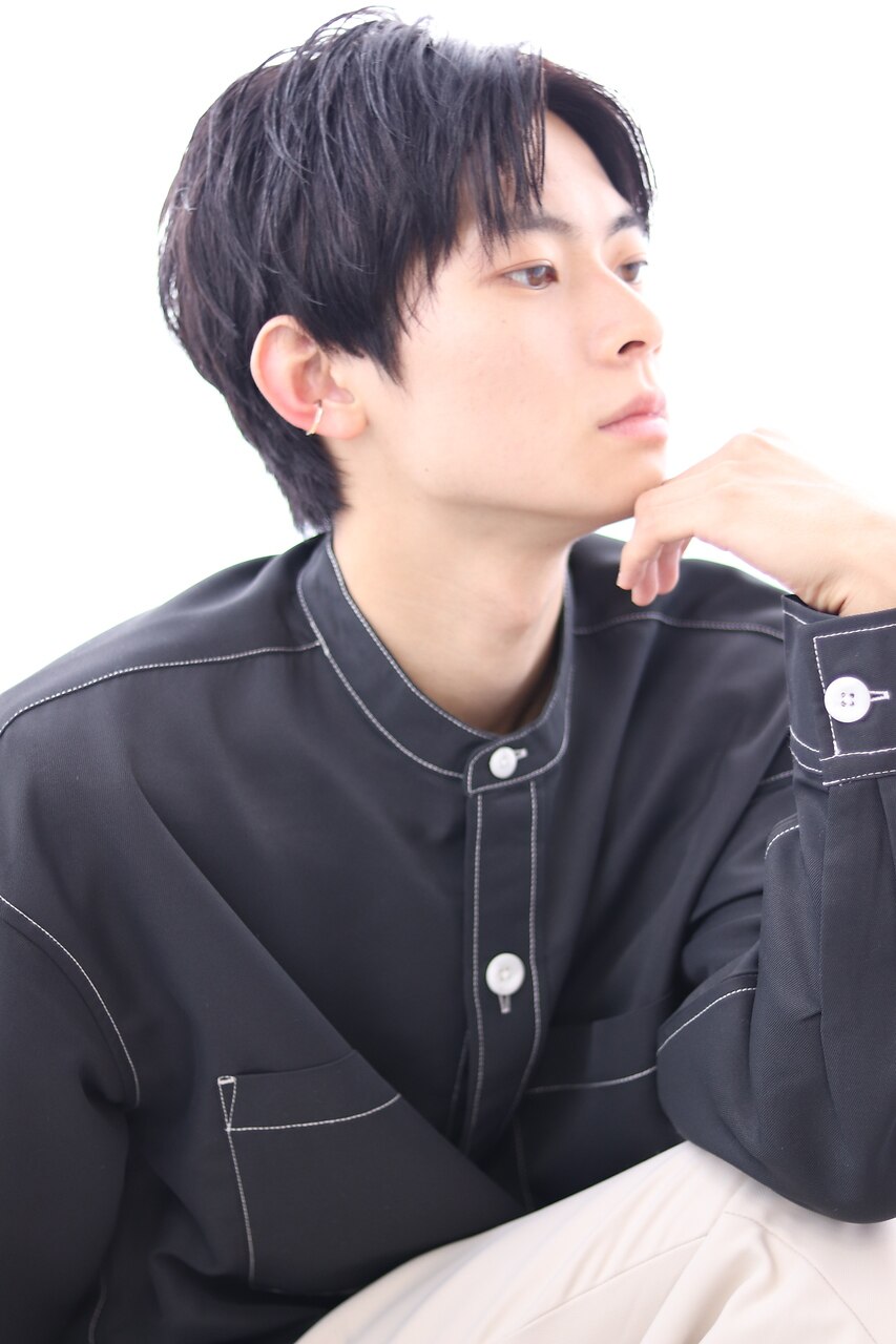 20代30代40代かきあげビジネスナチュラルショート：L174287512