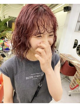 キュエ(qiie) qiie/外ハネボブ/セクションカラー/グラデーションカラー