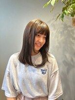 ヌイバイモク(nui by moku) ワンカール小顔カット透明感カラー