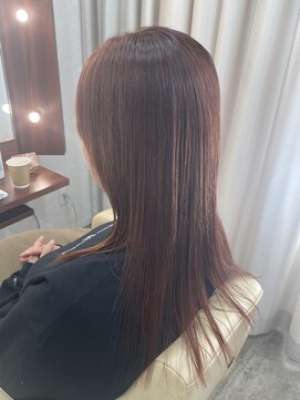 アーキヘアーカリス(archi hair charis) 弱酸性ストレート×ピンクブラウン