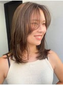 【NORA UMEDA 高木】外国人風ミルクティーハイライトカラー