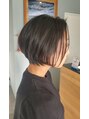 リベットイースト(Libett east) 抜け感のあるシースルーショートボブ