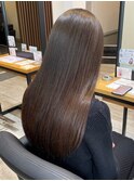 髪質改善トリートメントミルクティーベージュカラーくびれヘア