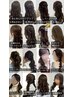 【セレクトヘアセット】　1100円　　　　　　　待ち時間含め45分以内に仕上げ