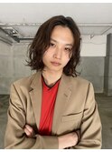 メンズボブ　ボブパーマ　メンズパーマ