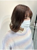 ミディアムウルフ+チョコレートベージュ