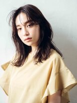 ヌル いわき(neul)&nbsp;【neul】【いわき】前髪かきあげ風ロングスタイル