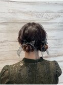 【ヘアアレンジ(結婚式やパーティーに♪)】