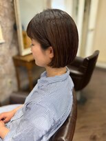 ヘアー クリアー 牟礼本店(hair clear)&nbsp;落着き感艶白髪染め×ショートカット