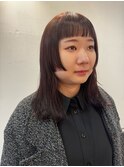 ぱつっとミディアム