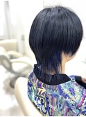 お客様のネイビーブルー