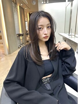 ヴィオットバイサロン(Viot by Salon) 前髪ありこなれミディイメチェンウェーブパーマアンブレラカラー