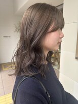 ジェムバイアルテフィーチェ(gem by artefice)&nbsp;グレージュカラー×ゆるふわカール