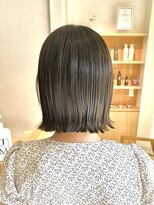 トリート 妙典店(TREAT)&nbsp;切りっぱなしボブ×グレージュ＿TREAT妙典