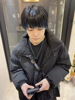 コタ(kota)&nbsp;マッシュウルフ☆インナーブルー【北千住】