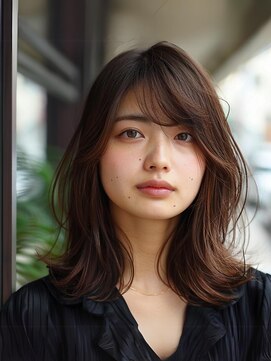 レヴ 草加店(LEV.) イメチェンホワイトブロンド美髪ワイドバング外ハネボブ