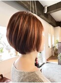 REGALO/ショートカット毛×ひし形ショートボブ 40・50代