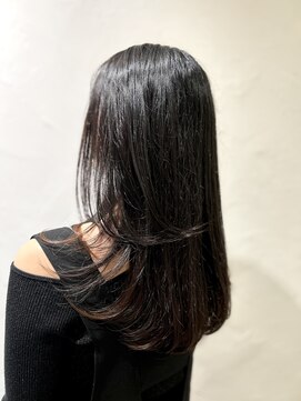 美容室 スタジアム(Stadium) インナーカラー　ロング　サイドレイヤー