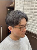 かき上げ短髪シュート