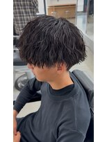 ロンド ローガン 名駅(Lond LOGAN)&nbsp;【Lond LOGAN亀井】メッシュ×ツイストスパイラル　メンズパーマ