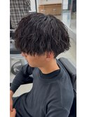 【Lond LOGAN亀井】メッシュ×ツイストスパイラル メンズパーマ