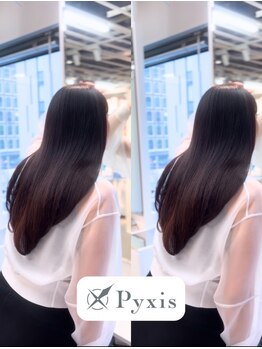 ピュクシス(pyxis)の写真/クセ伸ばし“だけじゃない“トリートメントじゃ叶わない「艶」「潤い」「しなやかさ」は土台から
