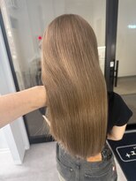 ナンバー 竪町(number+)&nbsp;透明感抜群♪ダブルカラーブリーチミルクティーベージュ