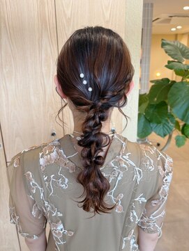 ランリ 金山 名古屋(Ranri) 【編み下ろしポニー】　金山/名古屋/ヘアセット