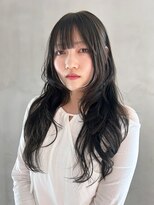 アルバム 銀座(ALBUM GINZA)&nbsp;顔周りレイヤーロングおくれ毛前髪カット_F1045