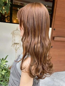 ヘアーギャラリードールズ(HAIR GALLERY DOLLS) 韓国風バング+レイヤーカット+透明感カラー