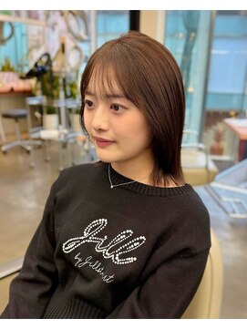 ディフィーノ 赤坂(DIFINO) 顎下ボブ/ショコラブラウン/髪質改善