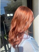 ラッキーヘア 加古川(Lucky Hair)&nbsp;透明感◎ハイトーンオレンジカラー【芝崎】【加古川】