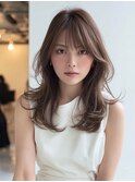 海外風ナチュラルレイヤーヘア
