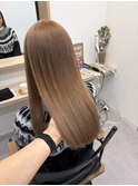 ミルキーベージュ/ブリーチ1回