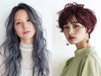 クレエ ヘアー デザイン(creer hair design)の写真/ツヤ感の溢れる透明感カラーが人気＊ブリーチもお任せを！カラーとの相性を考えた髪質改善トリートメント◎