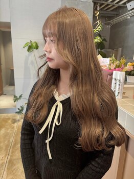 フーコー 小倉魚町店 (fuhcoh)の写真/〈小倉〉結んでも可愛い小顔へ♪骨格に合わせた『顔周りカット』で隙間を埋めて理想のフェイスラインに！