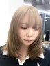 ☆旭岡限定☆人気No.1ケアブリーチ+透明感カラー ¥13900