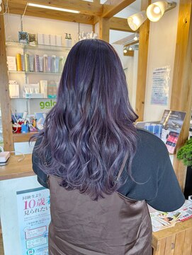 ギャラクシー ヘアードレッサーズ(galaxy hairdressers) 色落ちも可愛いラベンダーカラー