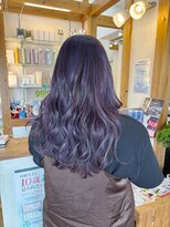 ギャラクシー ヘアードレッサーズ(galaxy hairdressers) 色落ちも可愛いラベンダーカラー
