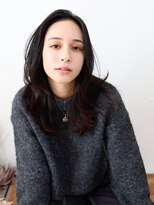 ソル 千早(S.O.L)&nbsp;千早/髪質改善/かき上げバング♪大人クールな地毛風セミディ