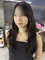 レブ 四条烏丸(Reb,)&nbsp;レイヤーカット透明感グレージュカラーブリーチなし京都