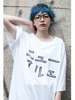 ネフ(NeF)&nbsp;ターコイズブルーの無造作ショート☆