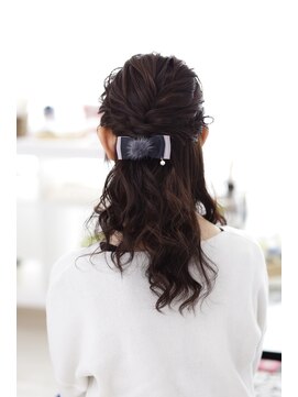 フェリーチェ(Felice) 可愛い　結婚式ハーフアップ　二次会　パーティー　ブライダル